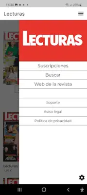 Lecturas Revista android App screenshot 1