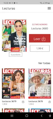 Lecturas Revista android App screenshot 4